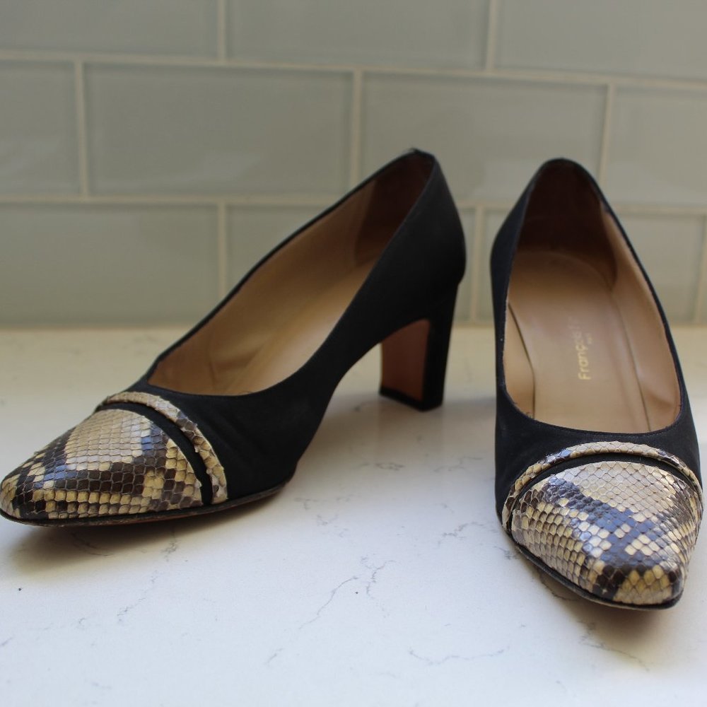 vintage francios pinet snakeskin tip